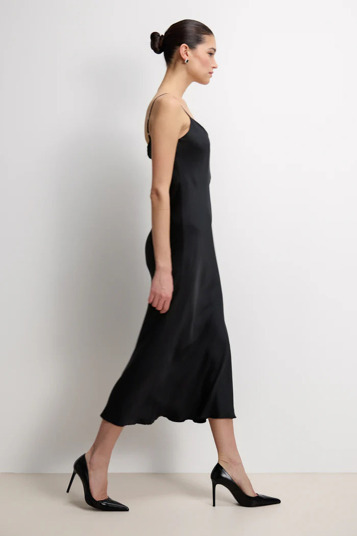 Vionne Strappy Satin Dress